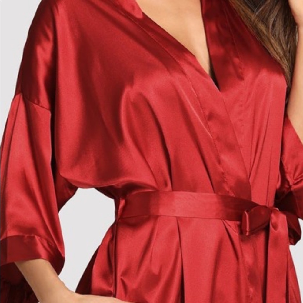 Victoria’s Secret RED satin robe